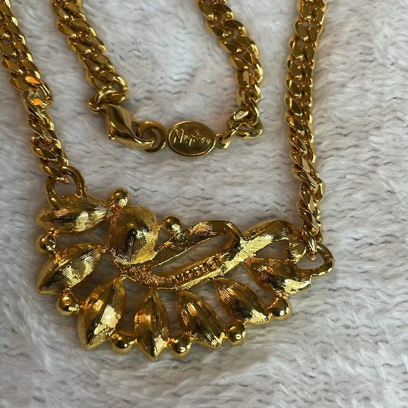 Vintage Napier Choker with crystals and black enamel accents - Picture 9 of 10